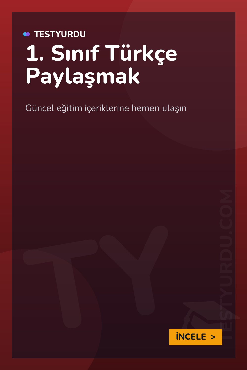 1. Sınıf Türkçe Paylaşmak