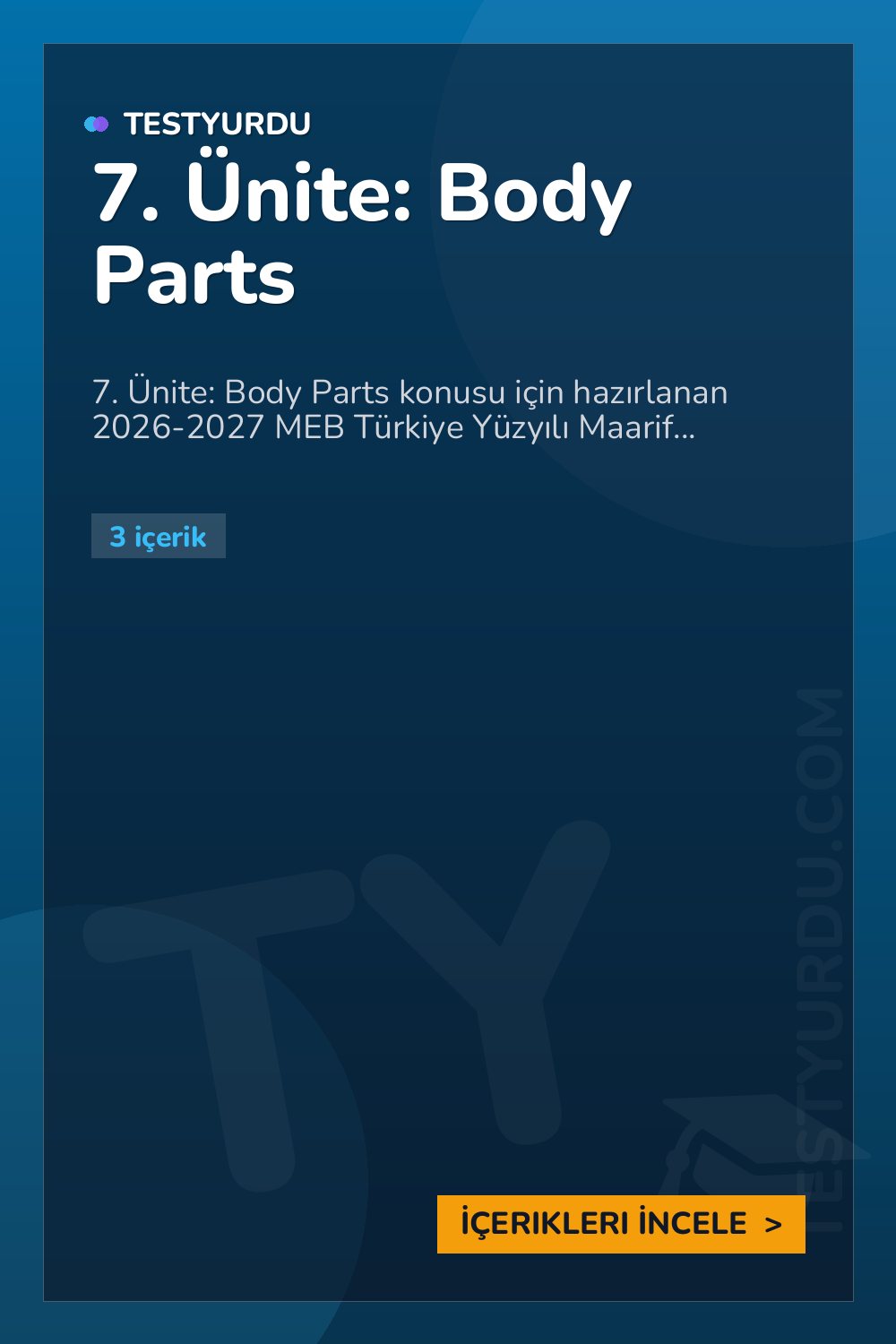 7. Ünite: Body Parts