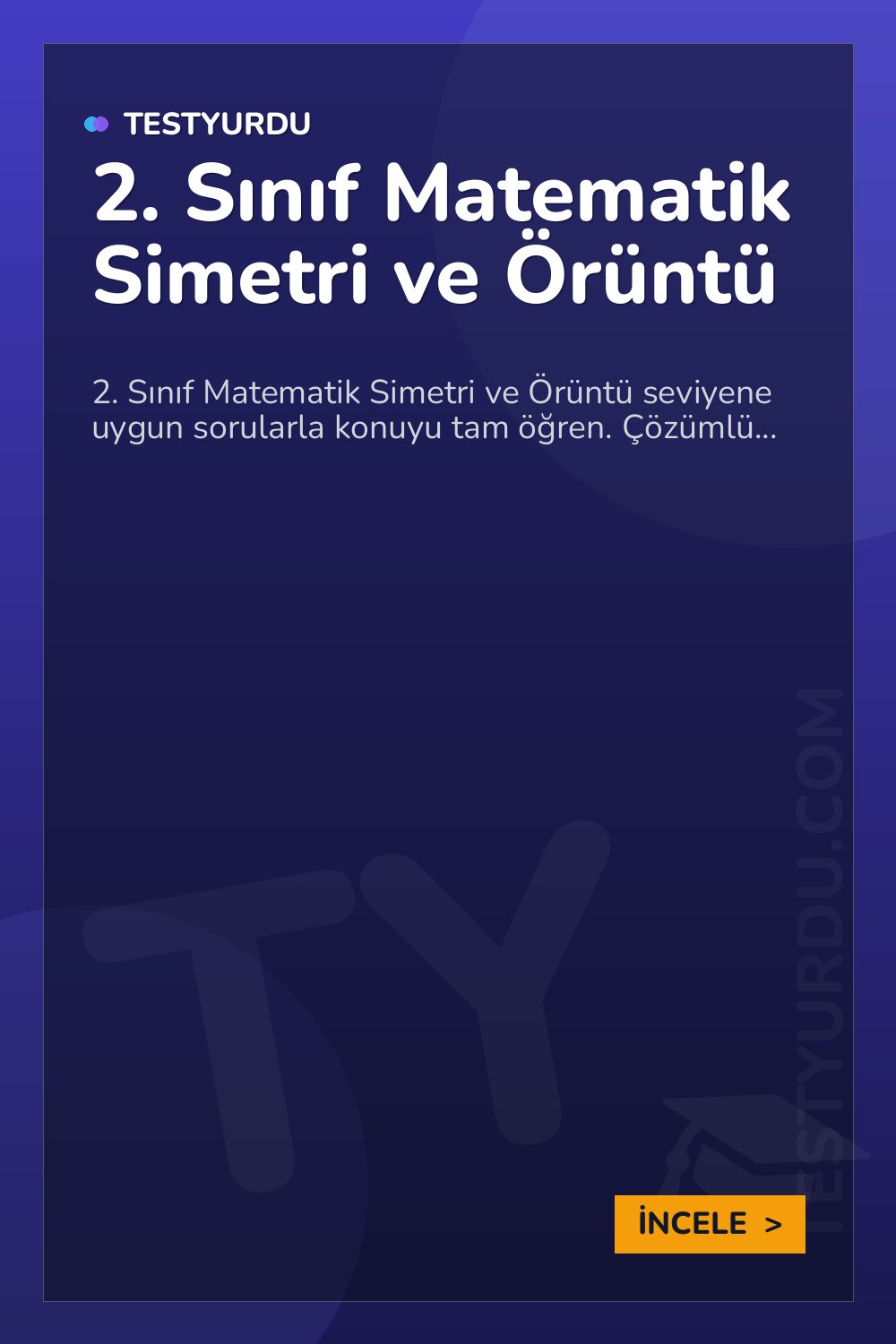 2. Sınıf Matematik Simetri ve Örüntü