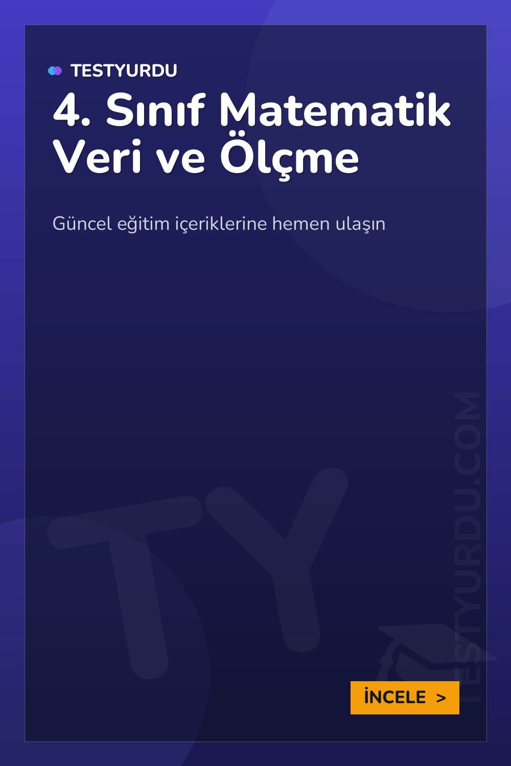 4. Sınıf Matematik Veri ve Ölçme