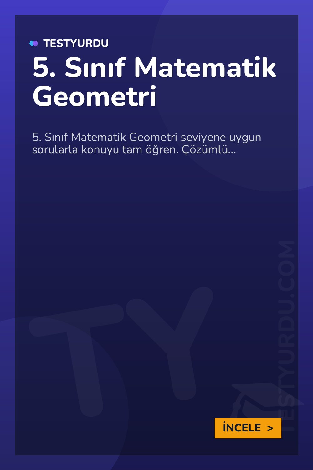 5. Sınıf Matematik Geometri