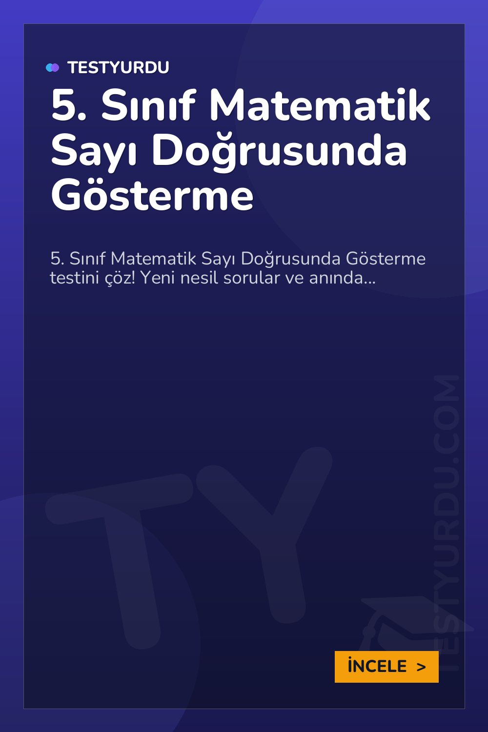 5. Sınıf Matematik Sayı Doğrusunda Gösterme