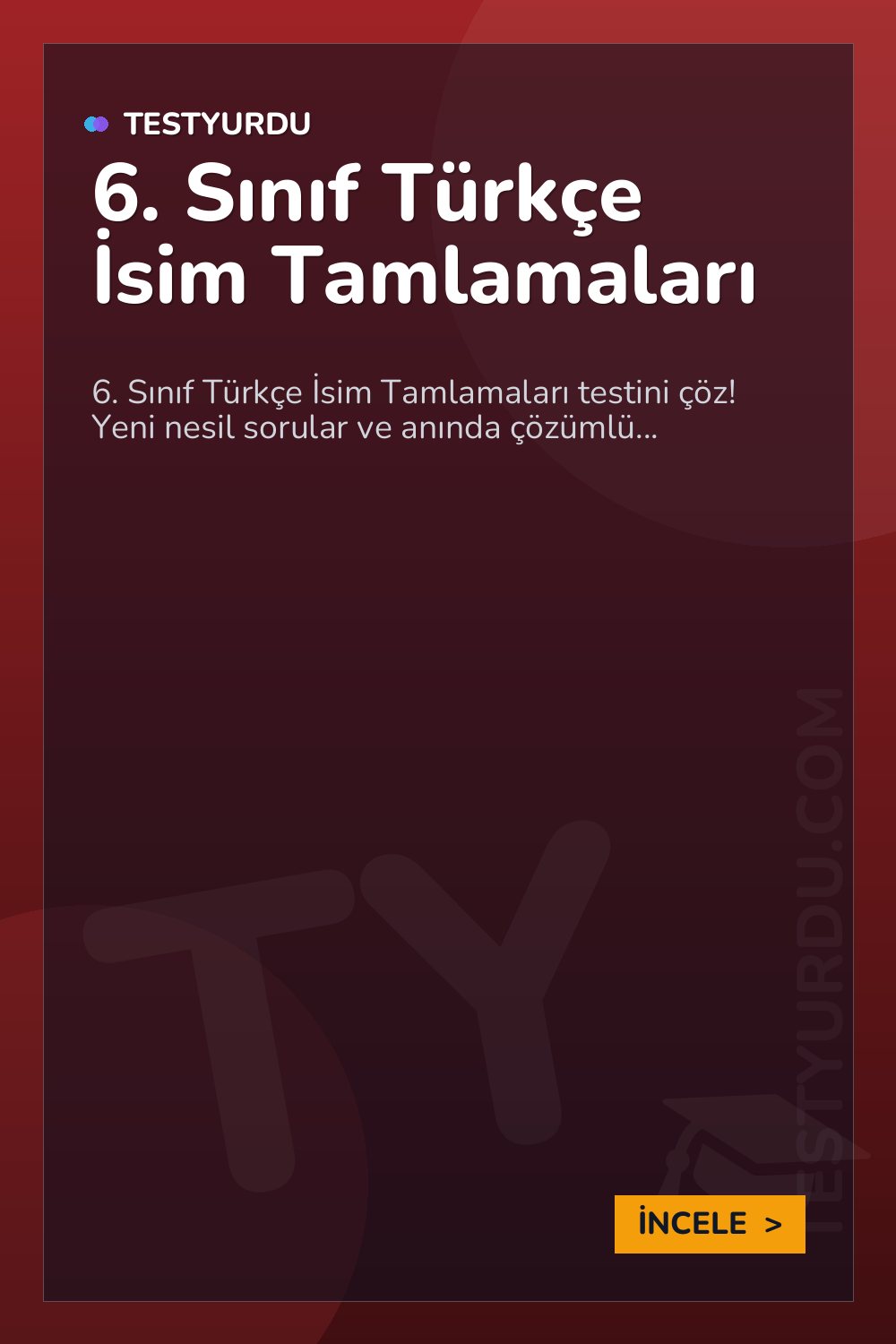 6. Sınıf Türkçe İsim Tamlamaları