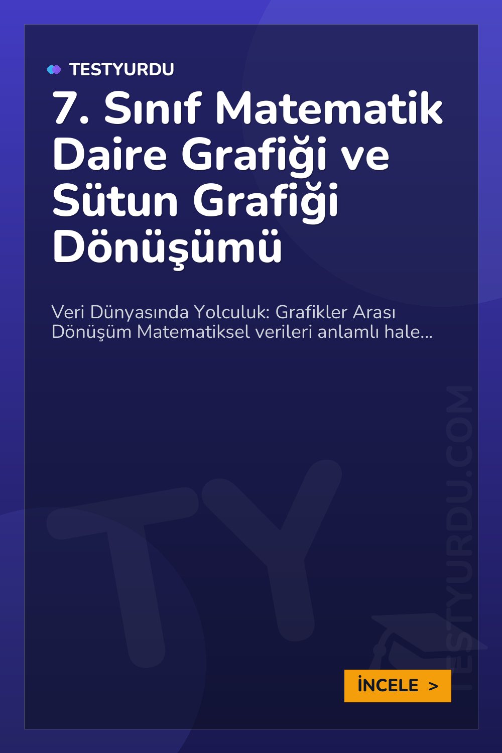 7. Sınıf Matematik Daire Grafiği ve Sütun Grafiği Dönüşümü