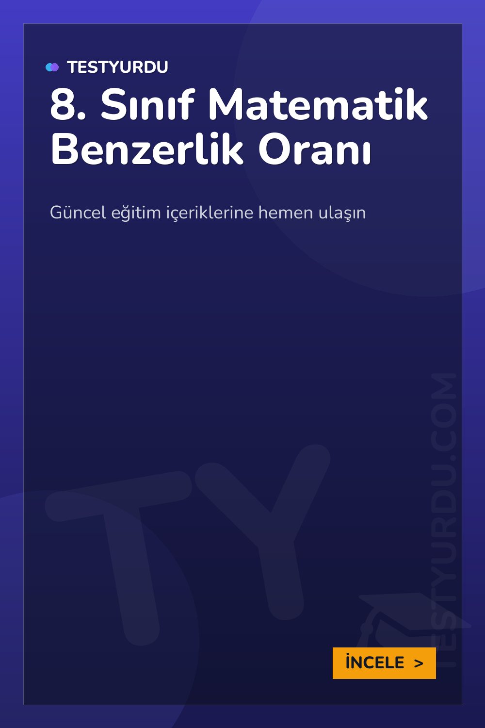 8. Sınıf Matematik Benzerlik Oranı