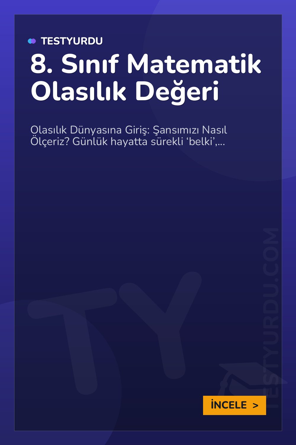 8. Sınıf Matematik Olasılık Değeri