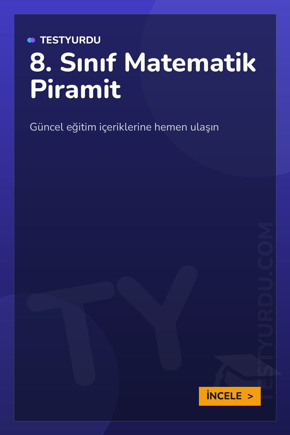 8. Sınıf Matematik Piramit