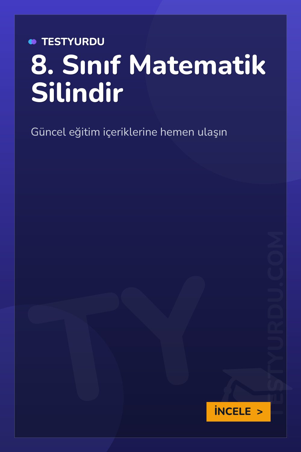 8. Sınıf Matematik Silindir