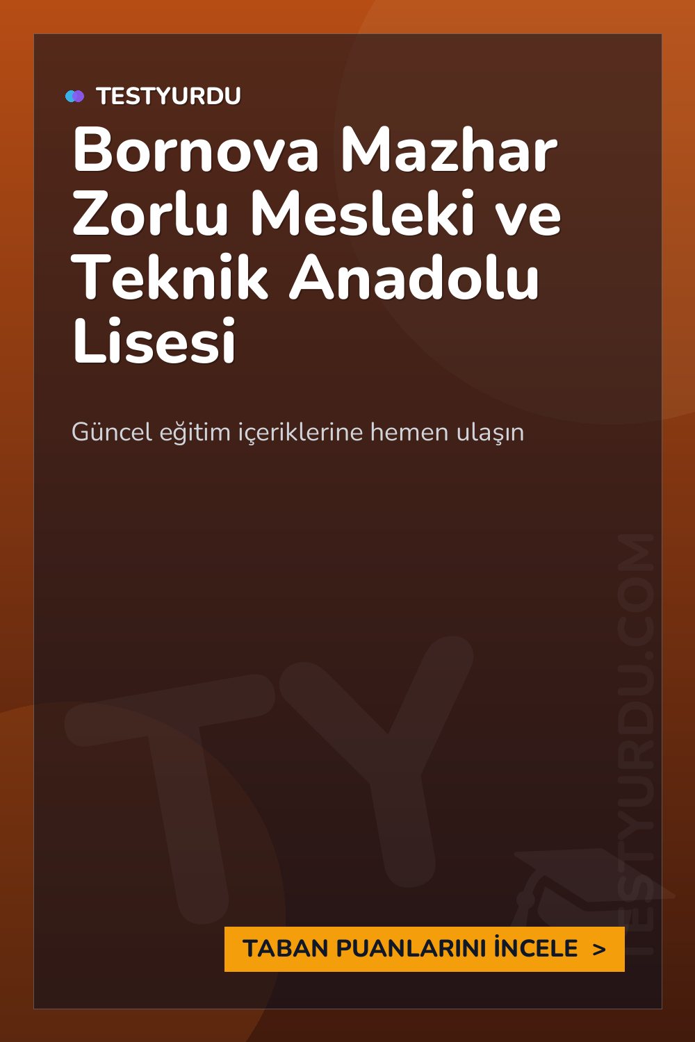 Bornova Mazhar Zorlu Mesleki ve Teknik Anadolu Lisesi