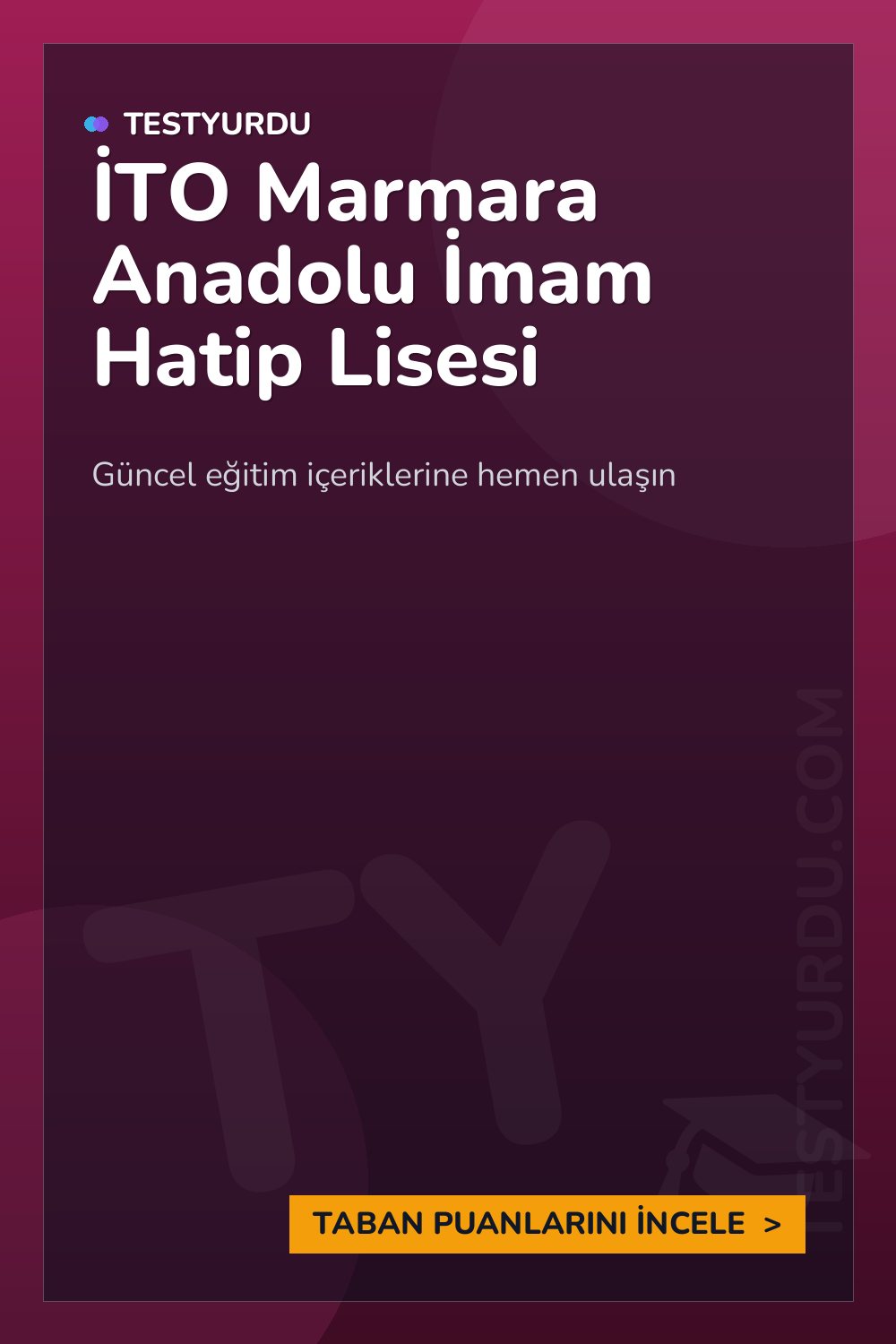 İTO Marmara Anadolu İmam Hatip Lisesi