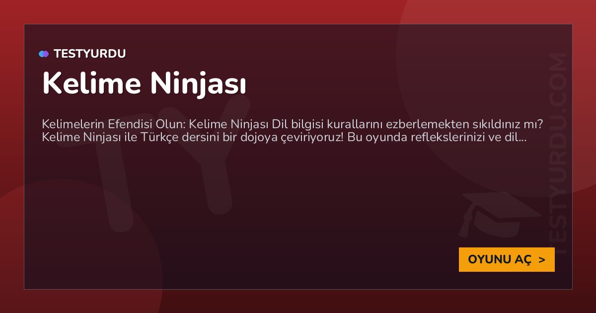 Kelime Ninjası