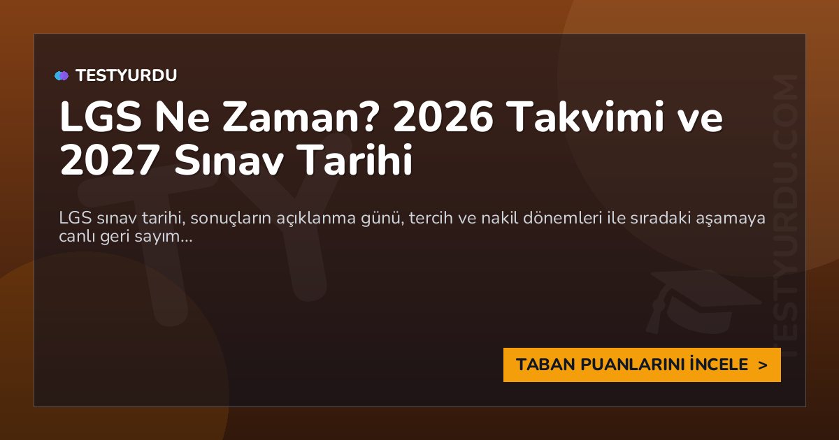 KPSS Ne Zaman? Sınav, Başvuru ve Sonuç Takvimi