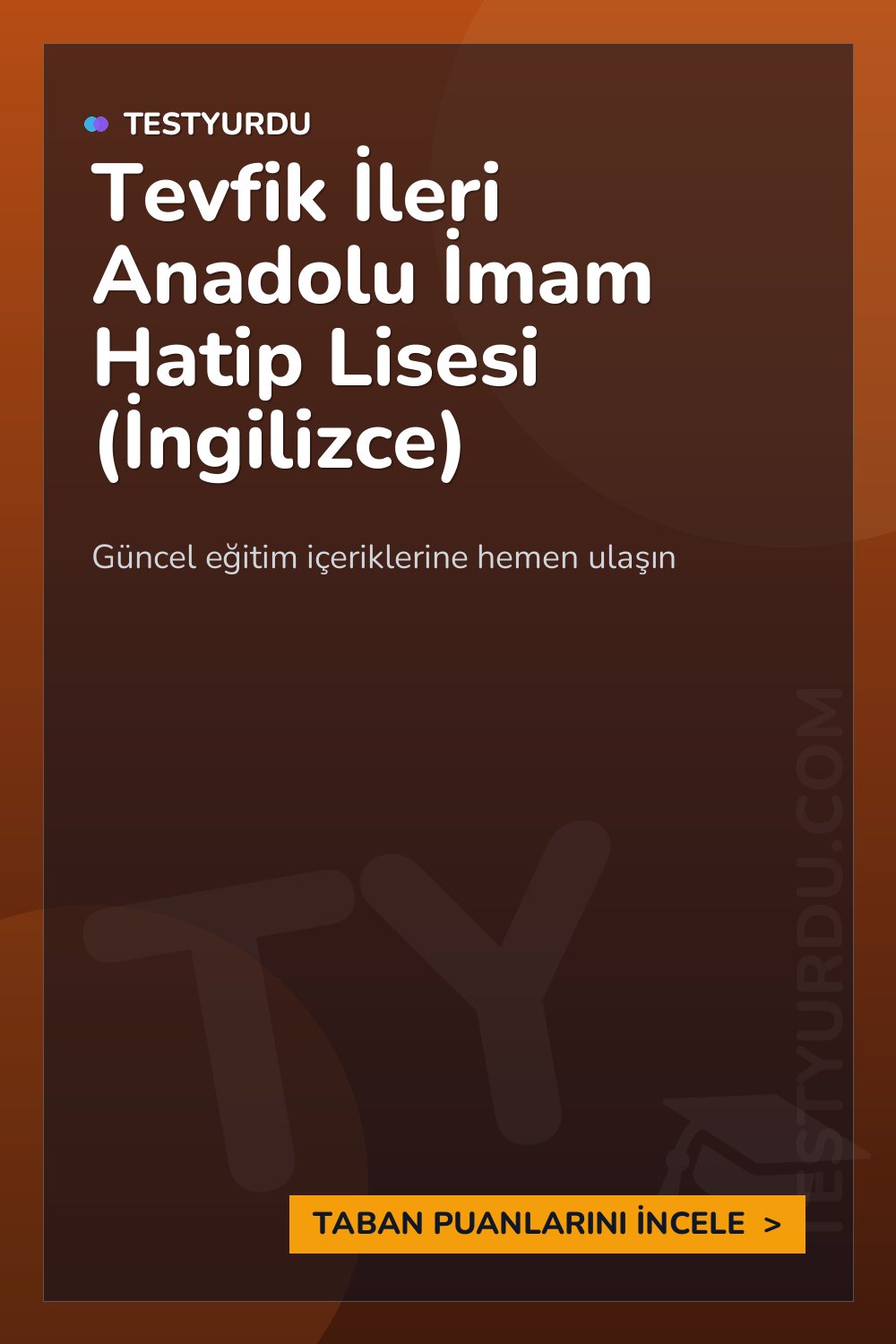 Tevfik İleri Anadolu İmam Hatip Lisesi (İngilizce)