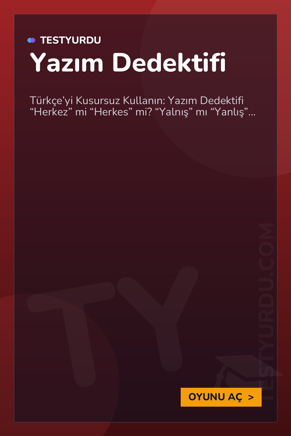 Yazım Dedektifi