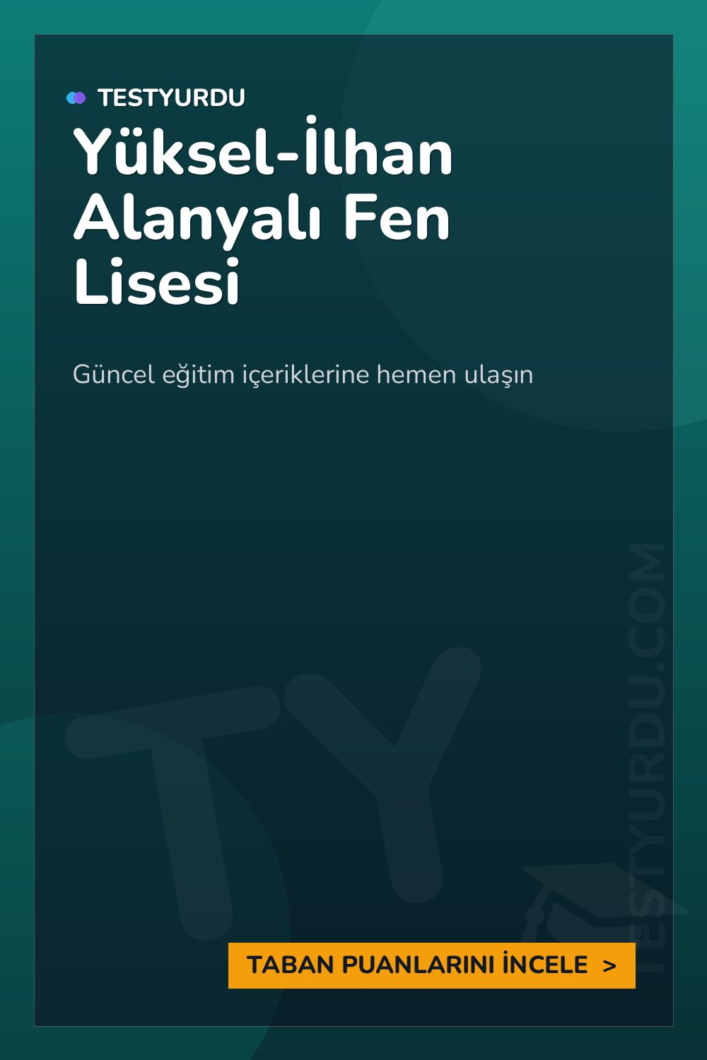 Yüksel-İlhan Alanyalı Fen Lisesi