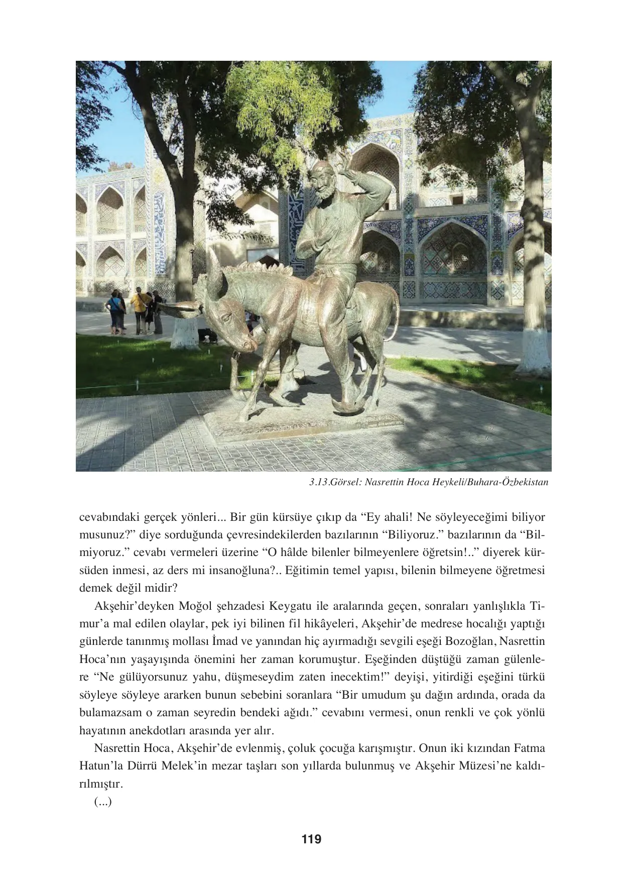 8. Sınıf Türkçe Ders Kitabı Cevapları - Hecce Yayınları Sayfa 119 Çözüm Görseli 8. Sınıf Türkçe Ders Kitabı Cevapları - Hecce Yayınları Sayfa 119 Cevabı