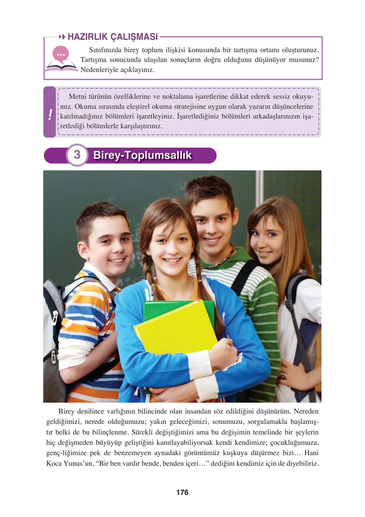 8. Sınıf Türkçe Ders Kitabı Cevapları - Hecce Yayınları Sayfa 176 Çözüm Görseli 8. Sınıf Türkçe Ders Kitabı Cevapları - Hecce Yayınları Sayfa 176 Cevabı