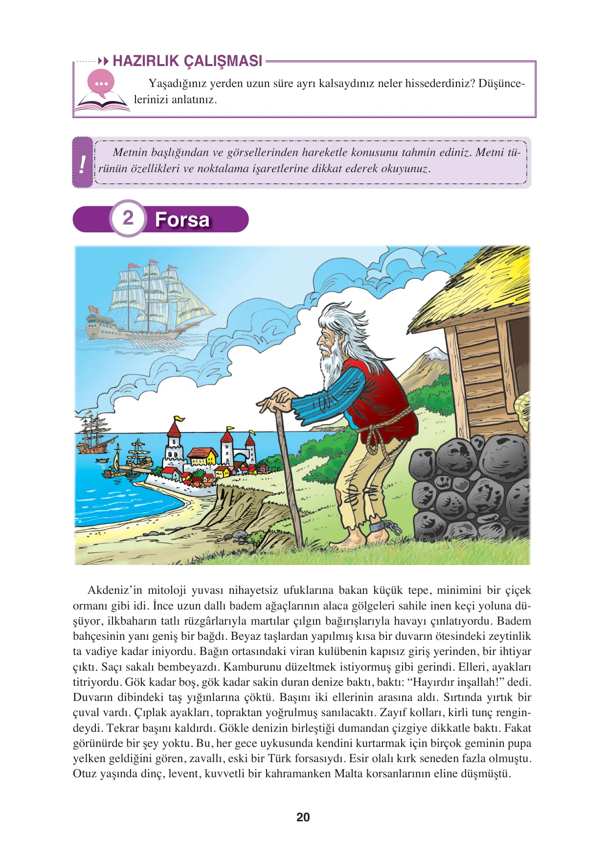 8. Sınıf Türkçe Ders Kitabı Cevapları - Hecce Yayınları Sayfa 20 Çözüm Görseli 8. Sınıf Türkçe Ders Kitabı Cevapları - Hecce Yayınları Sayfa 20 Cevabı