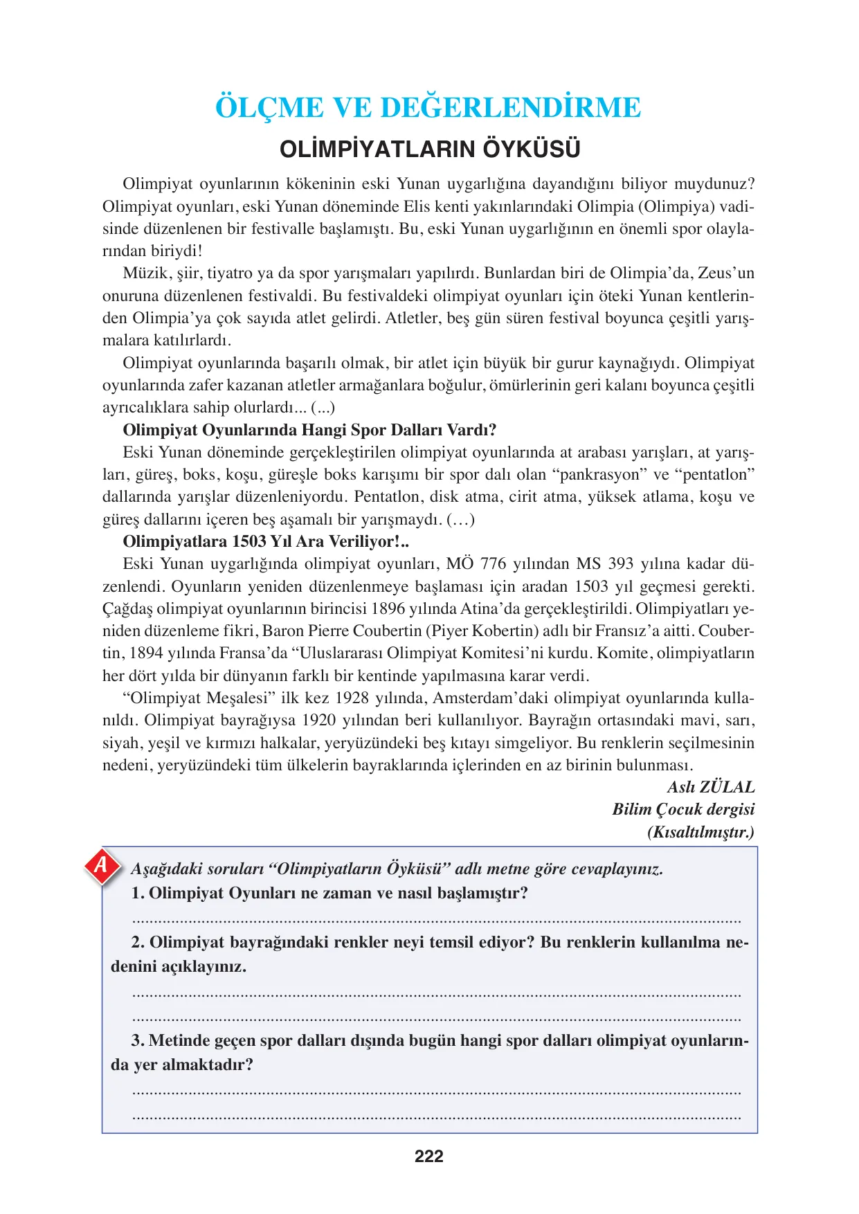 8. Sınıf Türkçe Ders Kitabı Cevapları - Hecce Yayınları Sayfa 222 Çözüm Görseli 8. Sınıf Türkçe Ders Kitabı Cevapları - Hecce Yayınları Sayfa 222 Cevabı