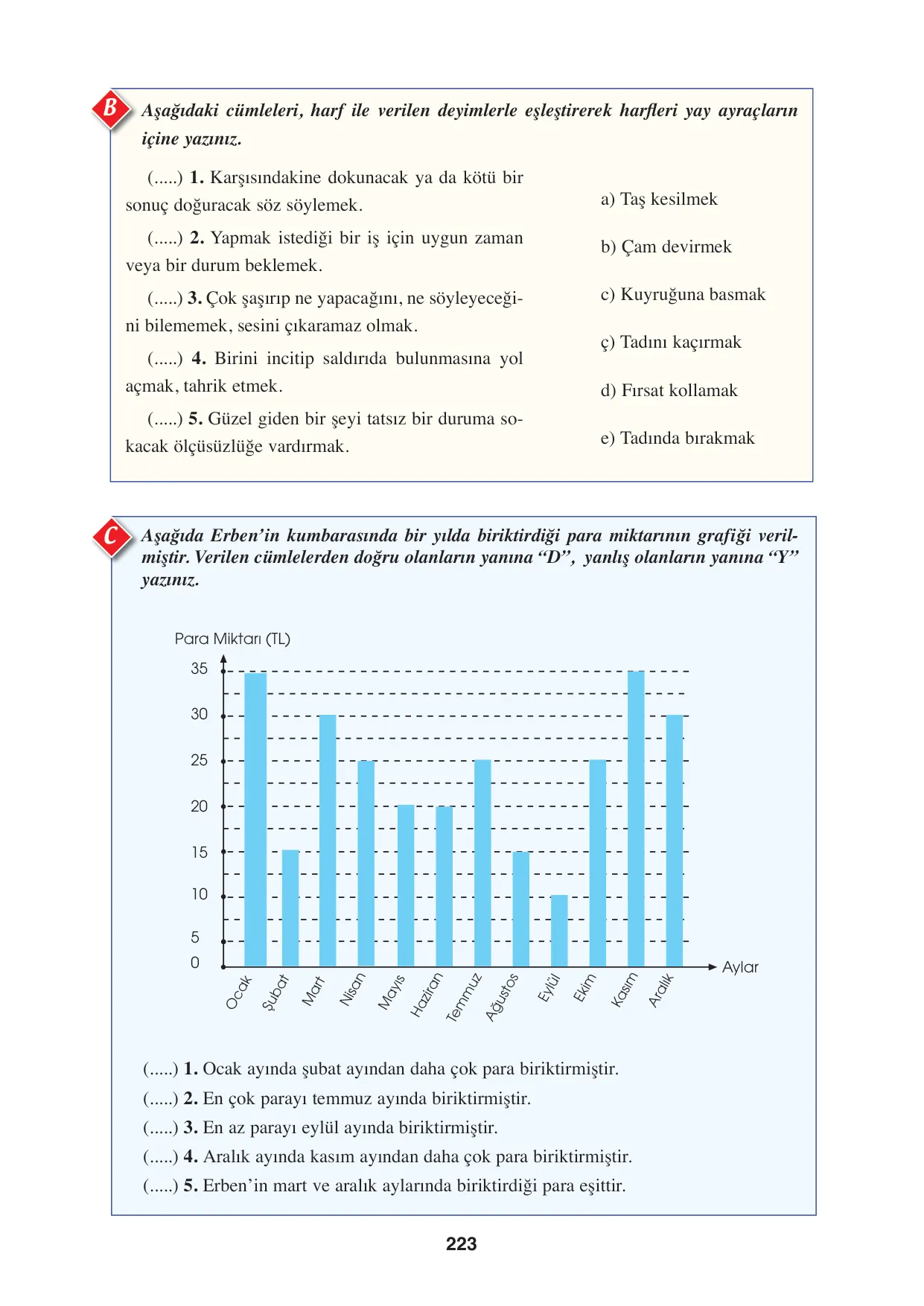 8. Sınıf Türkçe Ders Kitabı Cevapları - Hecce Yayınları Sayfa 223 Çözüm Görseli 8. Sınıf Türkçe Ders Kitabı Cevapları - Hecce Yayınları Sayfa 223 Cevabı