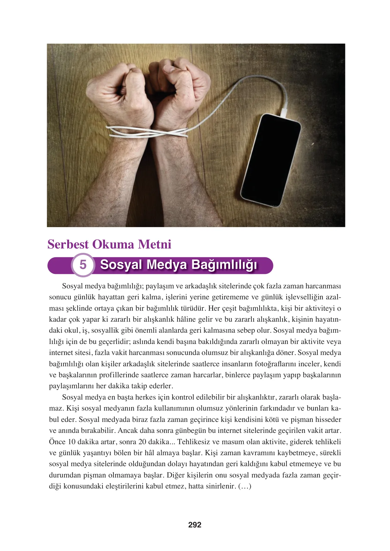 8. Sınıf Türkçe Ders Kitabı Cevapları - Hecce Yayınları Sayfa 292 Çözüm Görseli 8. Sınıf Türkçe Ders Kitabı Cevapları - Hecce Yayınları Sayfa 292 Cevabı