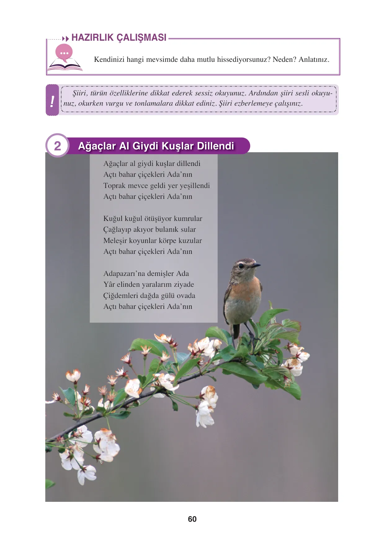 8. Sınıf Türkçe Ders Kitabı Cevapları - Hecce Yayınları Sayfa 60 Çözüm Görseli 8. Sınıf Türkçe Ders Kitabı Cevapları - Hecce Yayınları Sayfa 60 Cevabı