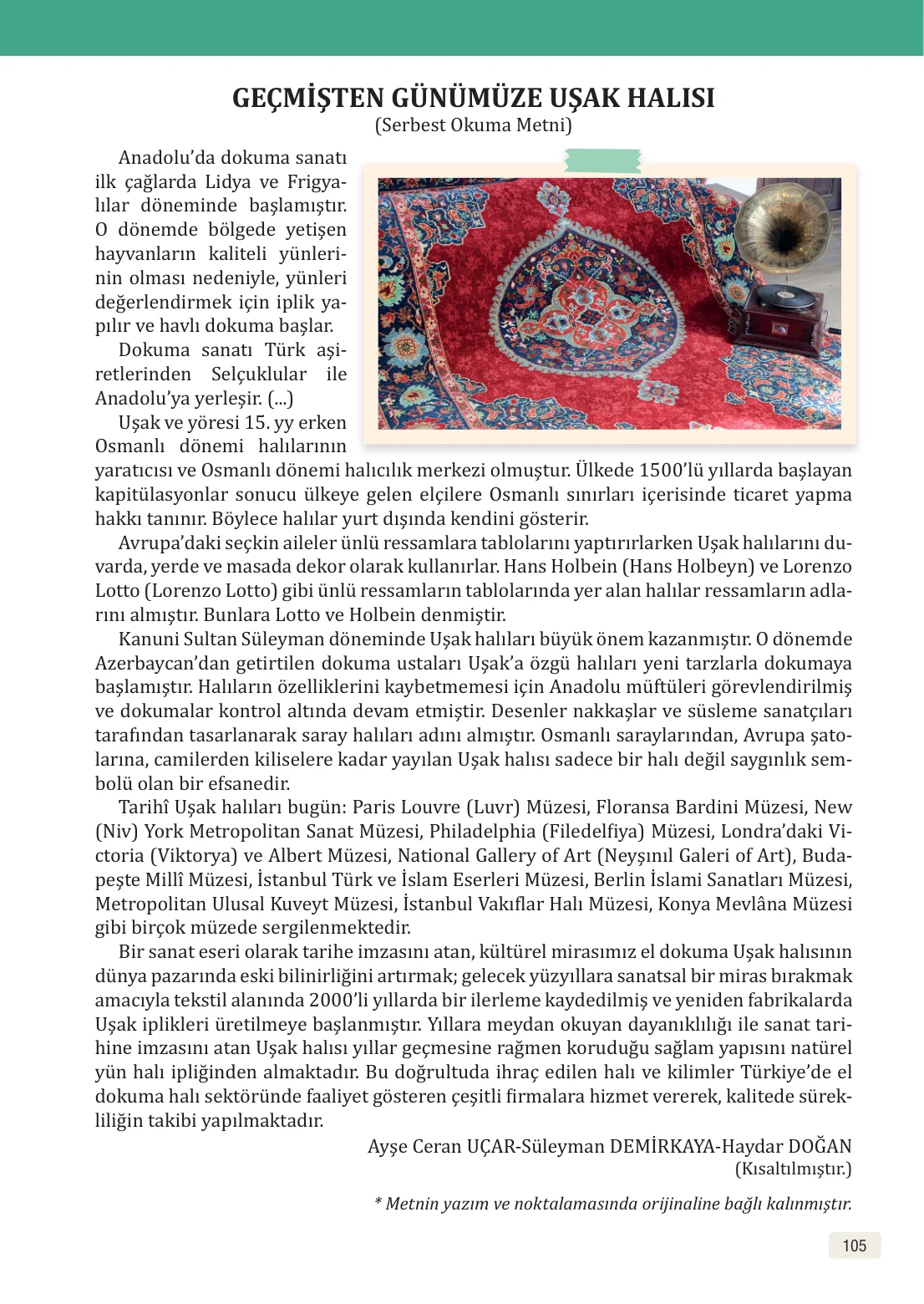 8. Sınıf Türkçe Ders Kitabı Cevapları – Meb Yayınları Sayfa 105 Cevabı