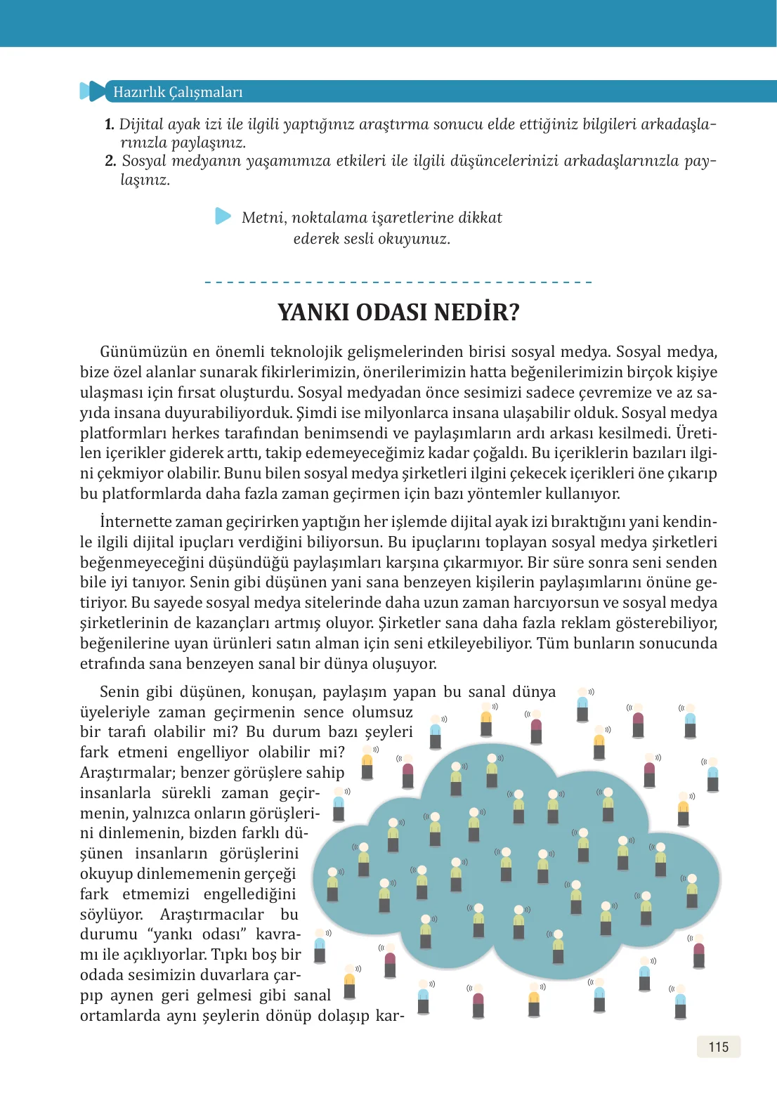8. Sınıf Türkçe Ders Kitabı Cevapları – Meb Yayınları Sayfa 115 Cevabı