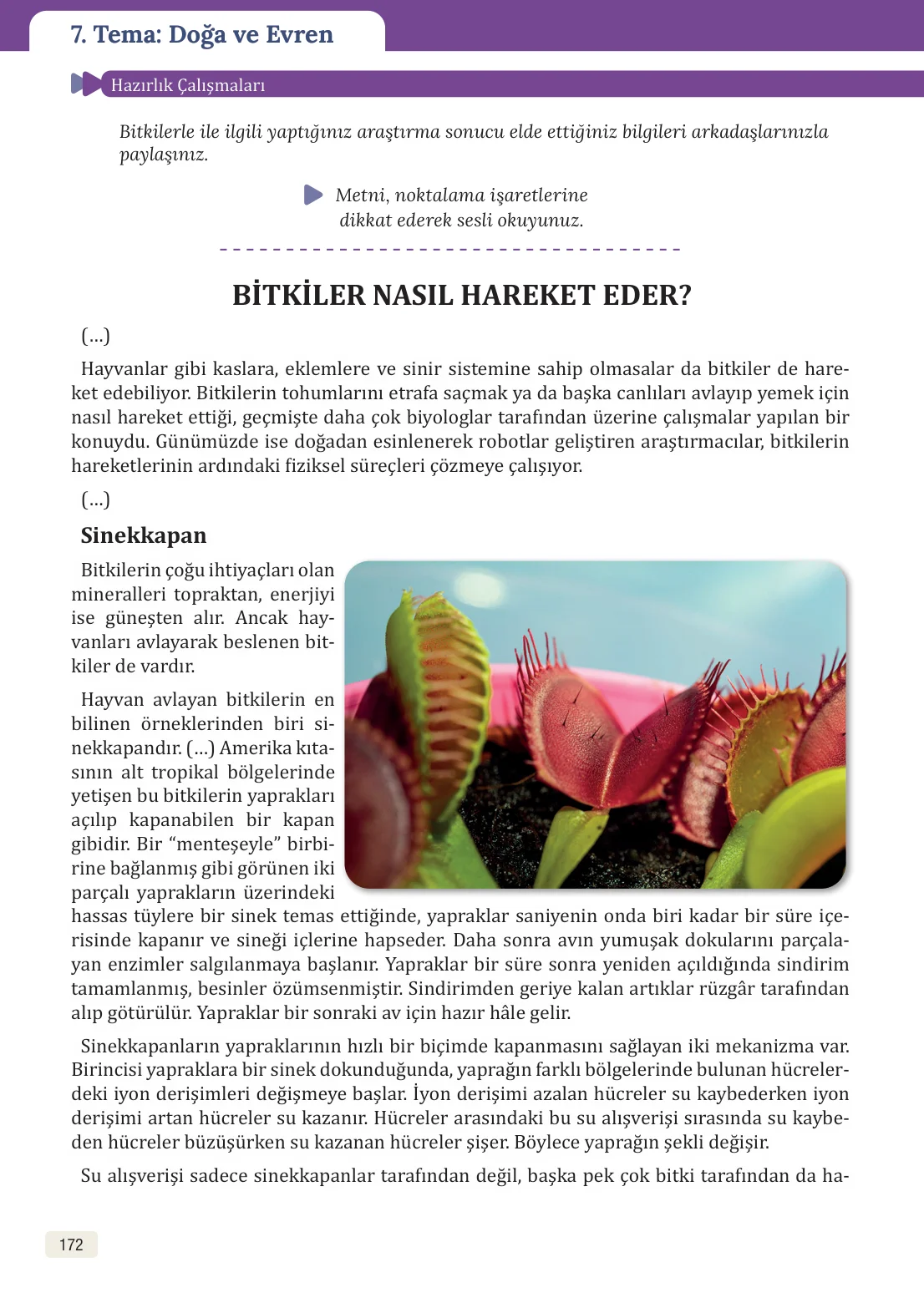 8. Sınıf Türkçe Ders Kitabı Cevapları – Meb Yayınları Sayfa 172 Cevabı