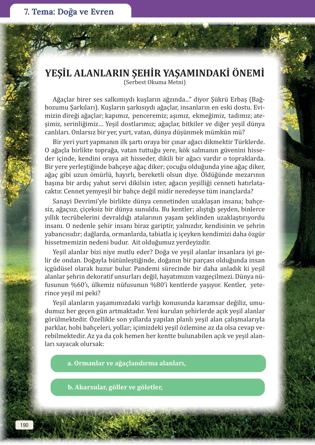 8. Sınıf Türkçe Ders Kitabı Cevapları – Meb Yayınları Sayfa 190 Cevabı