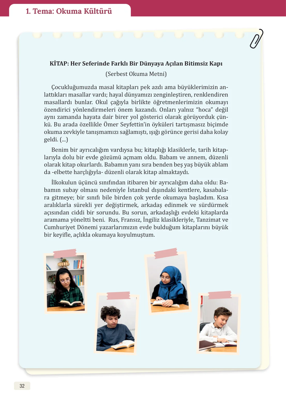 8. Sınıf Türkçe Ders Kitabı Cevapları – Meb Yayınları Sayfa 32 Cevabı
