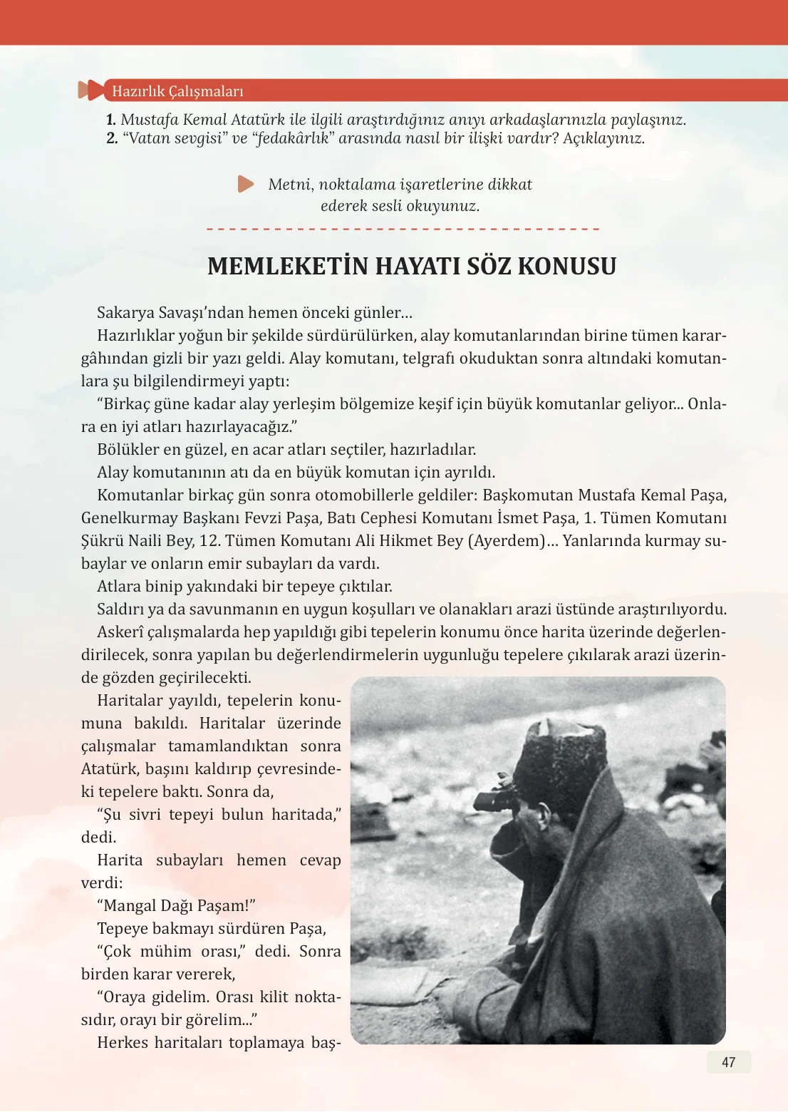 8. Sınıf Türkçe Ders Kitabı Cevapları – Meb Yayınları Sayfa 47 Cevabı