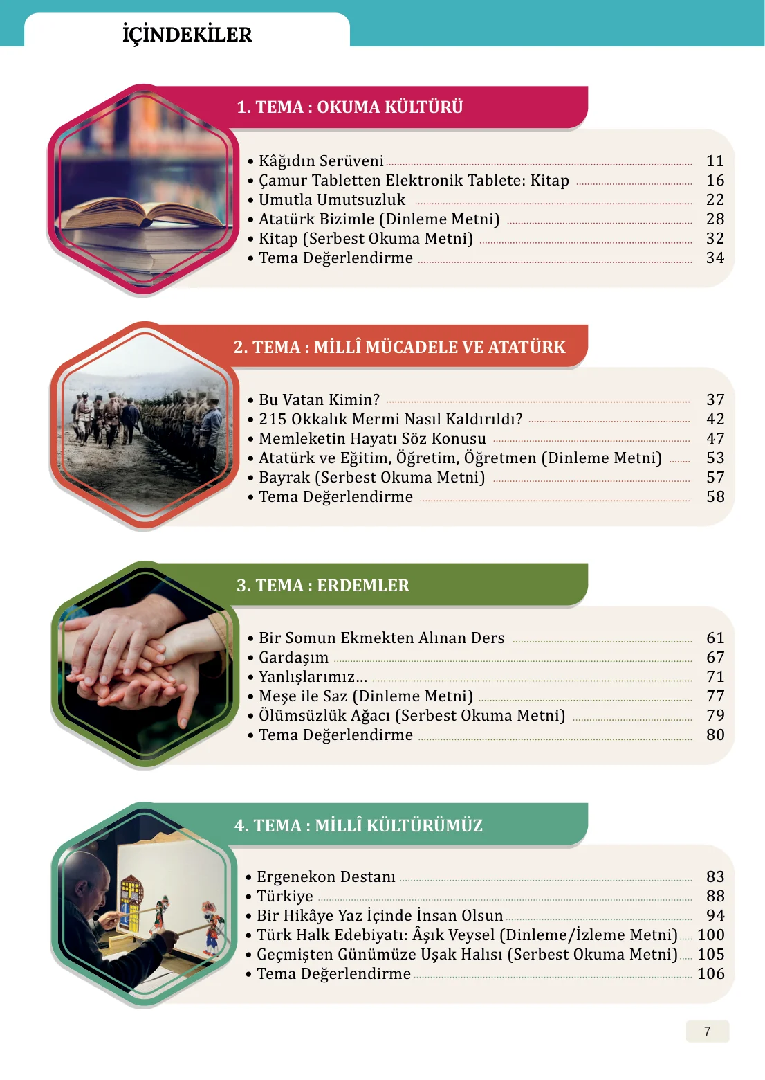 8. Sınıf Türkçe Ders Kitabı Cevapları – Meb Yayınları Sayfa 7 Cevabı