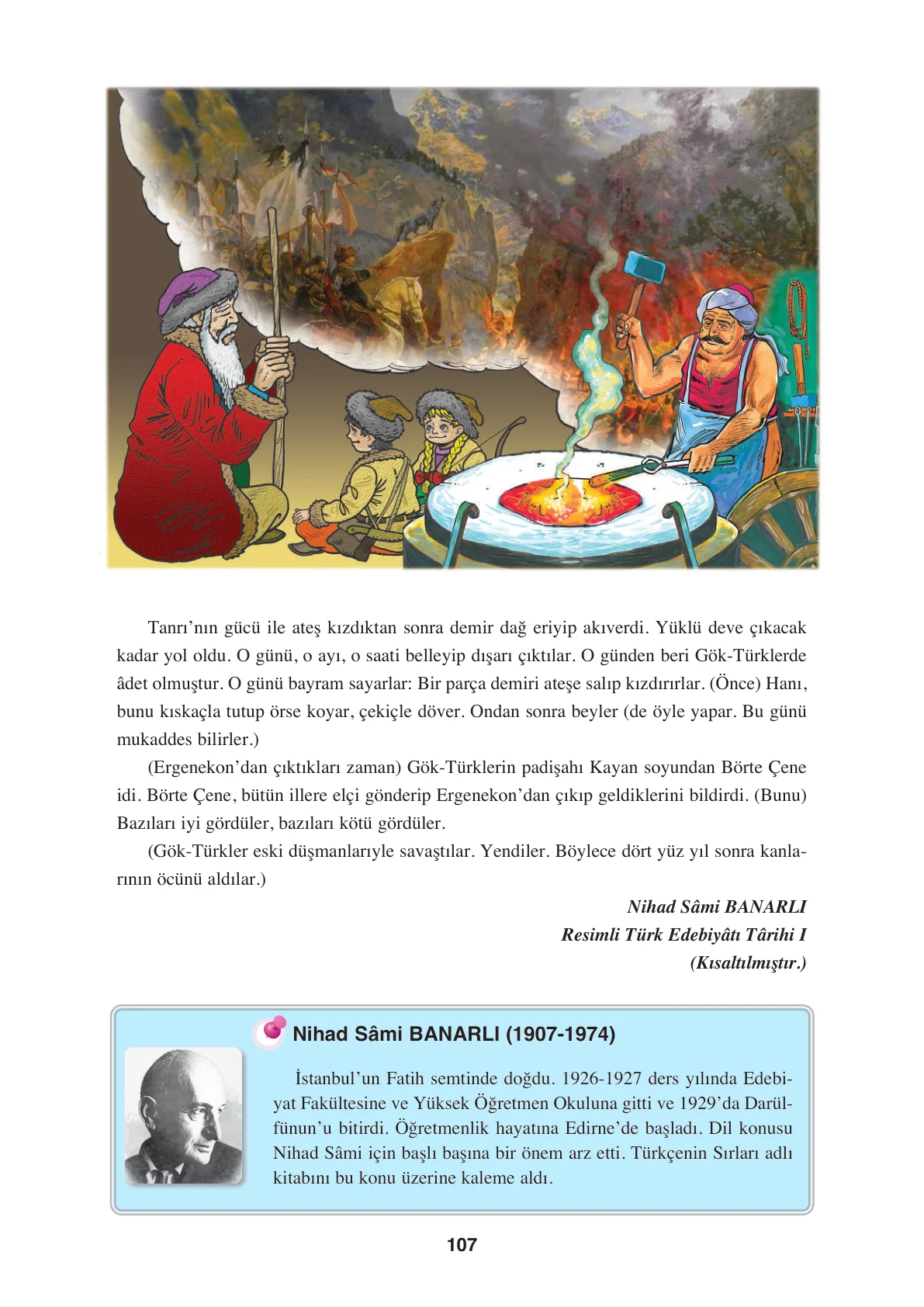 8. Sınıf Türkçe Ders Kitabı Cevapları – Ferman Yayınları Sayfa 107 Cevabı