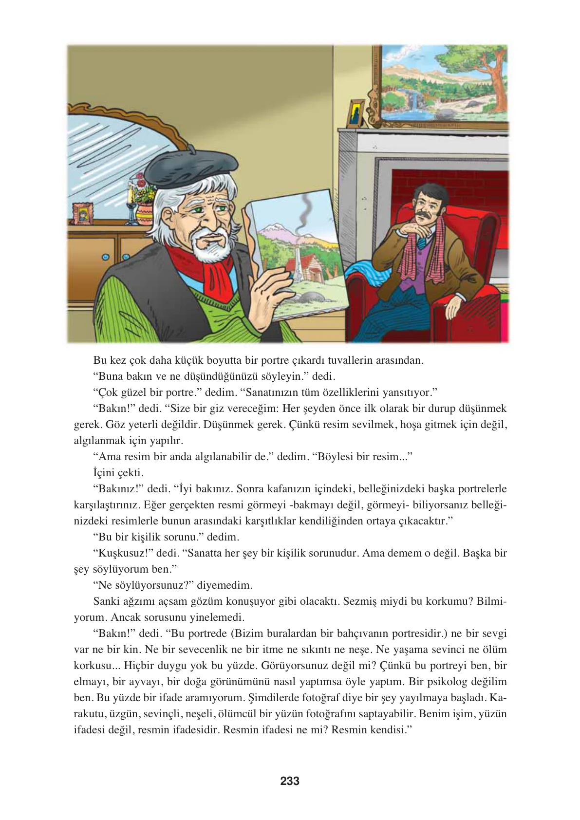 8. Sınıf Türkçe Ders Kitabı Cevapları – Ferman Yayınları Sayfa 233 Cevabı