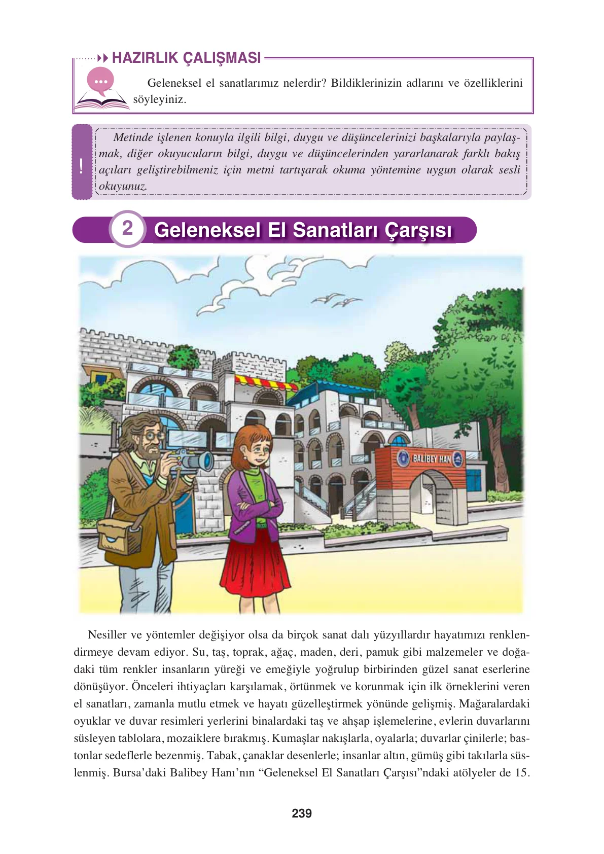 8. Sınıf Türkçe Ders Kitabı Cevapları – Ferman Yayınları Sayfa 239 Cevabı
