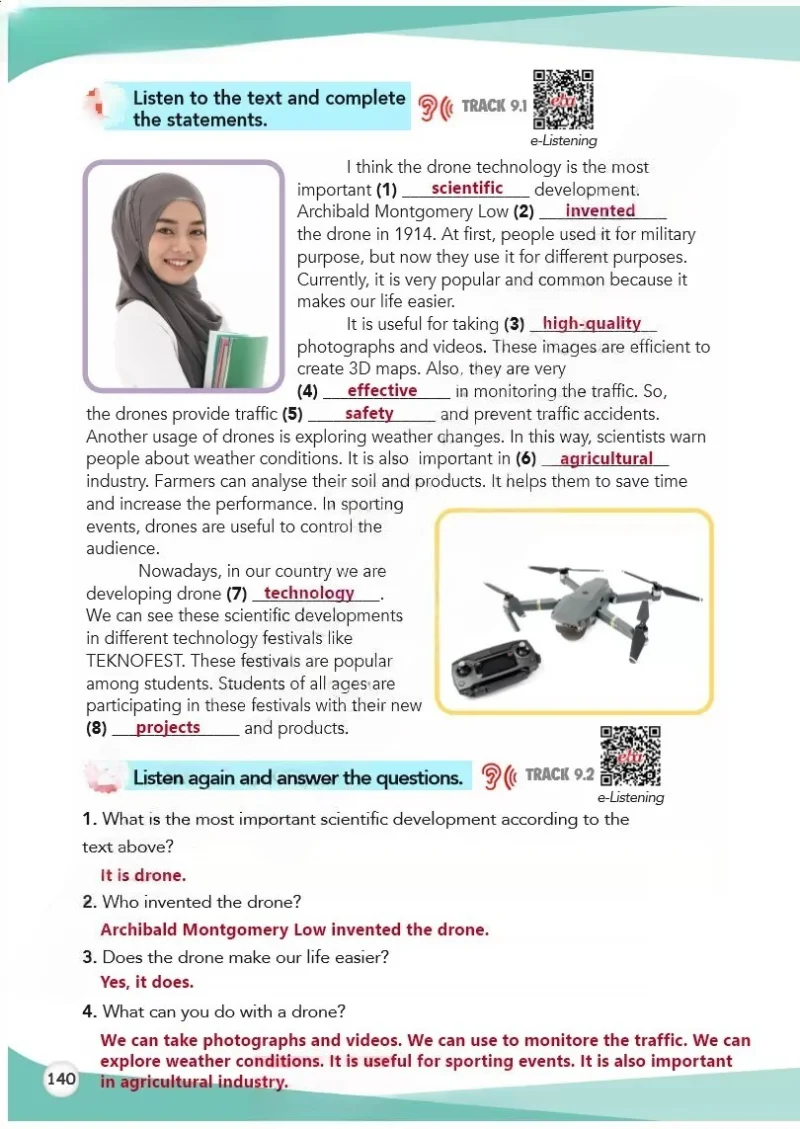 8. Sınıf İngilizce Ders Kitabı Cevapları Meb Yayınları Sayfa 140 Cevabı