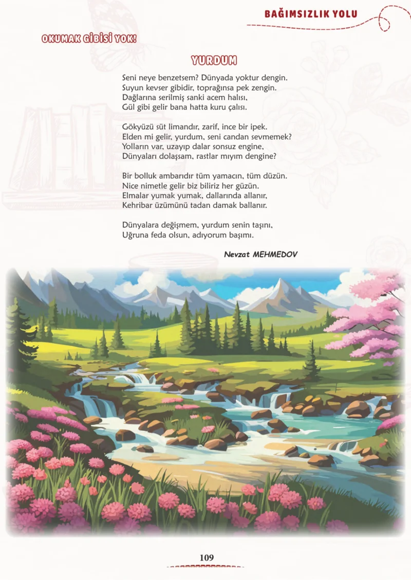 6. Sınıf Türkçe Ders Kitabı Cevapları Meb Yayınları 1. Kitap Sayfa 109 Cevabı