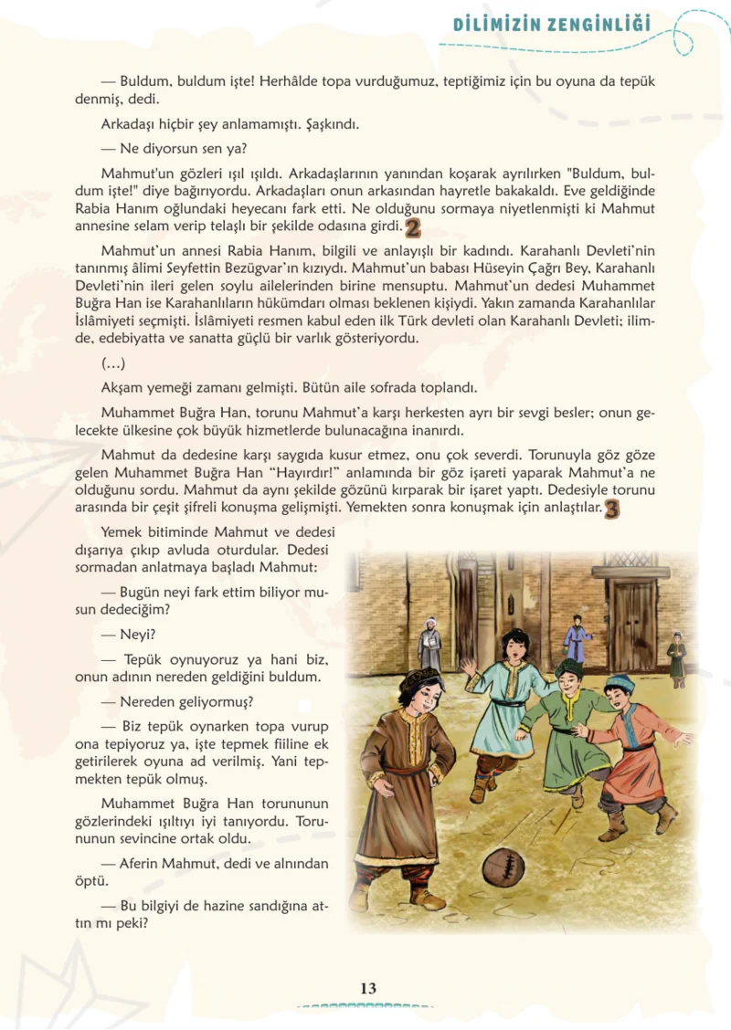 6. Sınıf Türkçe Ders Kitabı Cevapları Meb Yayınları 1. Kitap Sayfa 13 Cevabı
