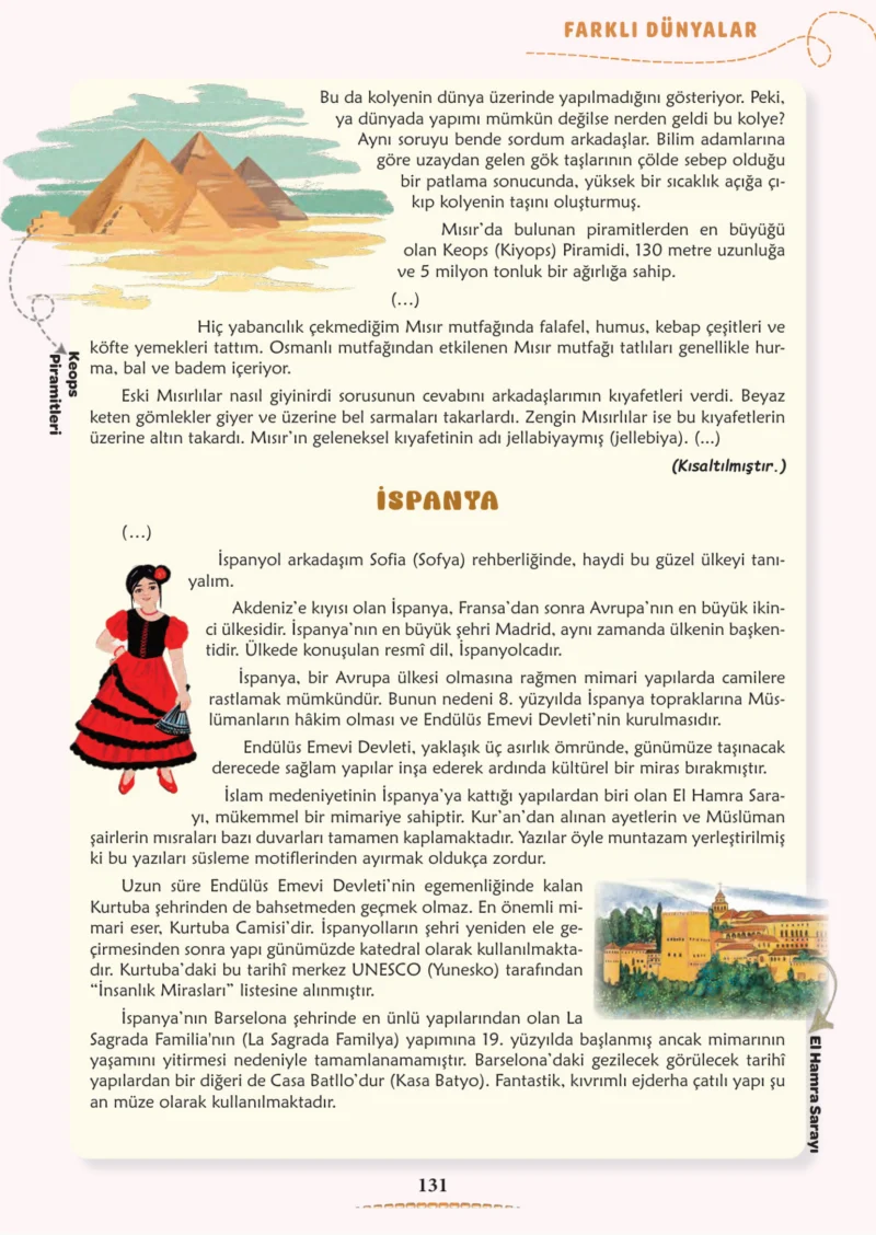 6. Sınıf Türkçe Ders Kitabı Cevapları Meb Yayınları 1. Kitap Sayfa 131 Cevabı