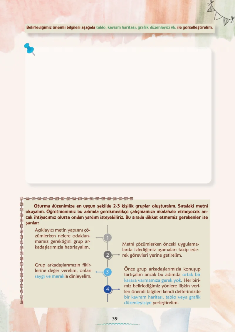 6. Sınıf Türkçe Ders Kitabı Cevapları Meb Yayınları 1. Kitap Sayfa 39 Cevabı