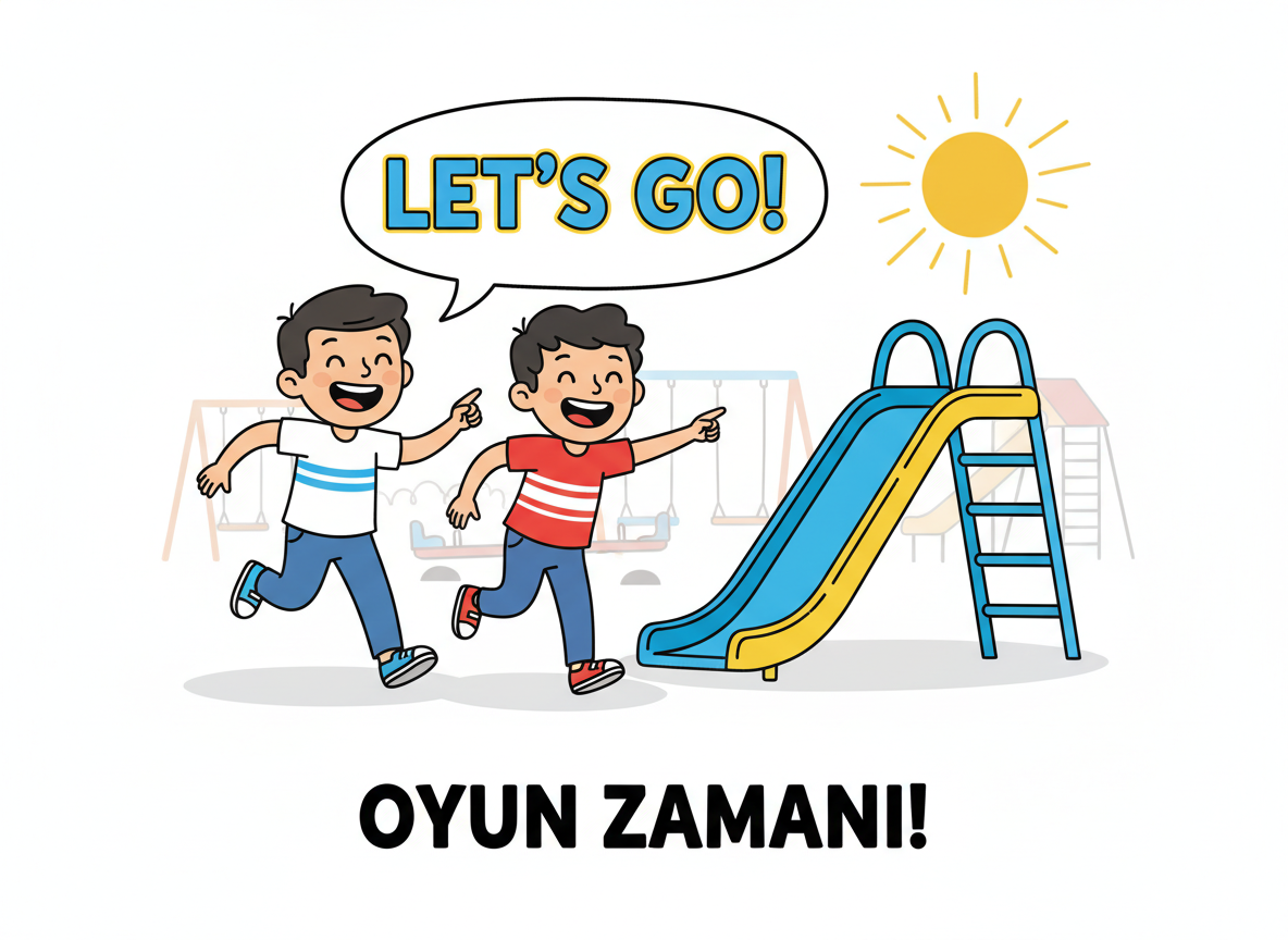 2. Sınıf İngilizce At the Playground - Soru 10