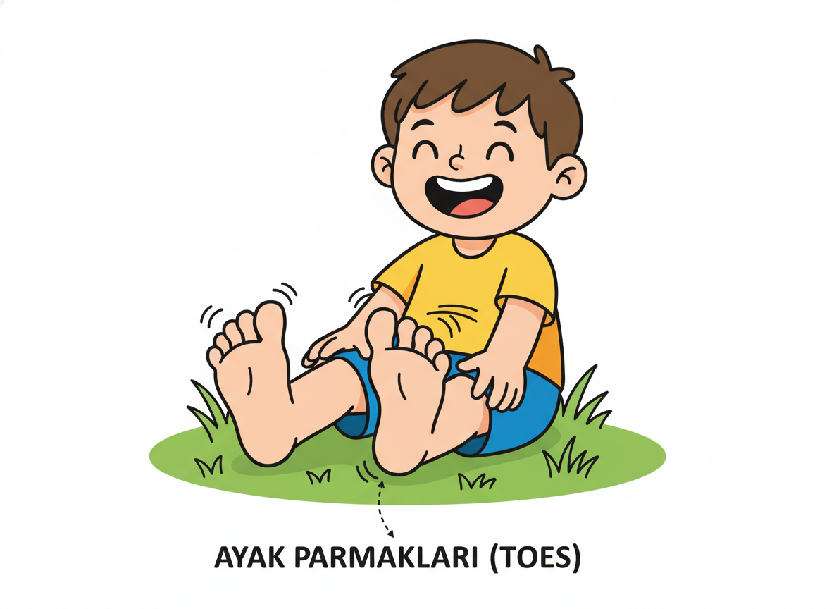 2. Sınıf İngilizce Body Parts - Soru 5