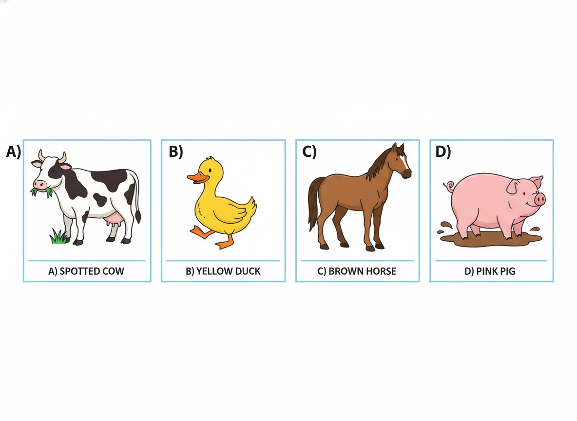 2. Sınıf İngilizce Animals - Soru 18
