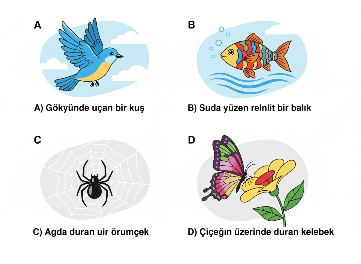 2. Sınıf İngilizce Animals - Soru 8