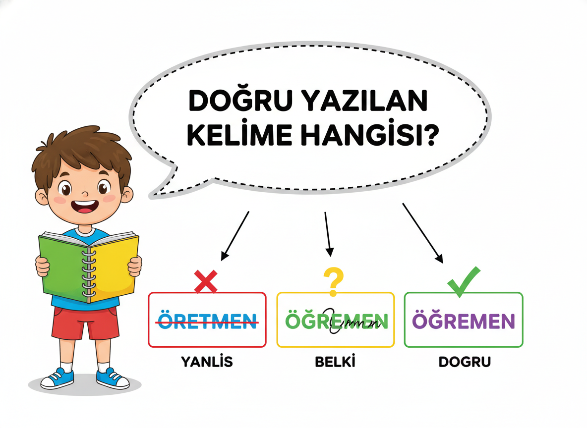 2. Sınıf Türkçe Yazım Yanlışları - Soru 17