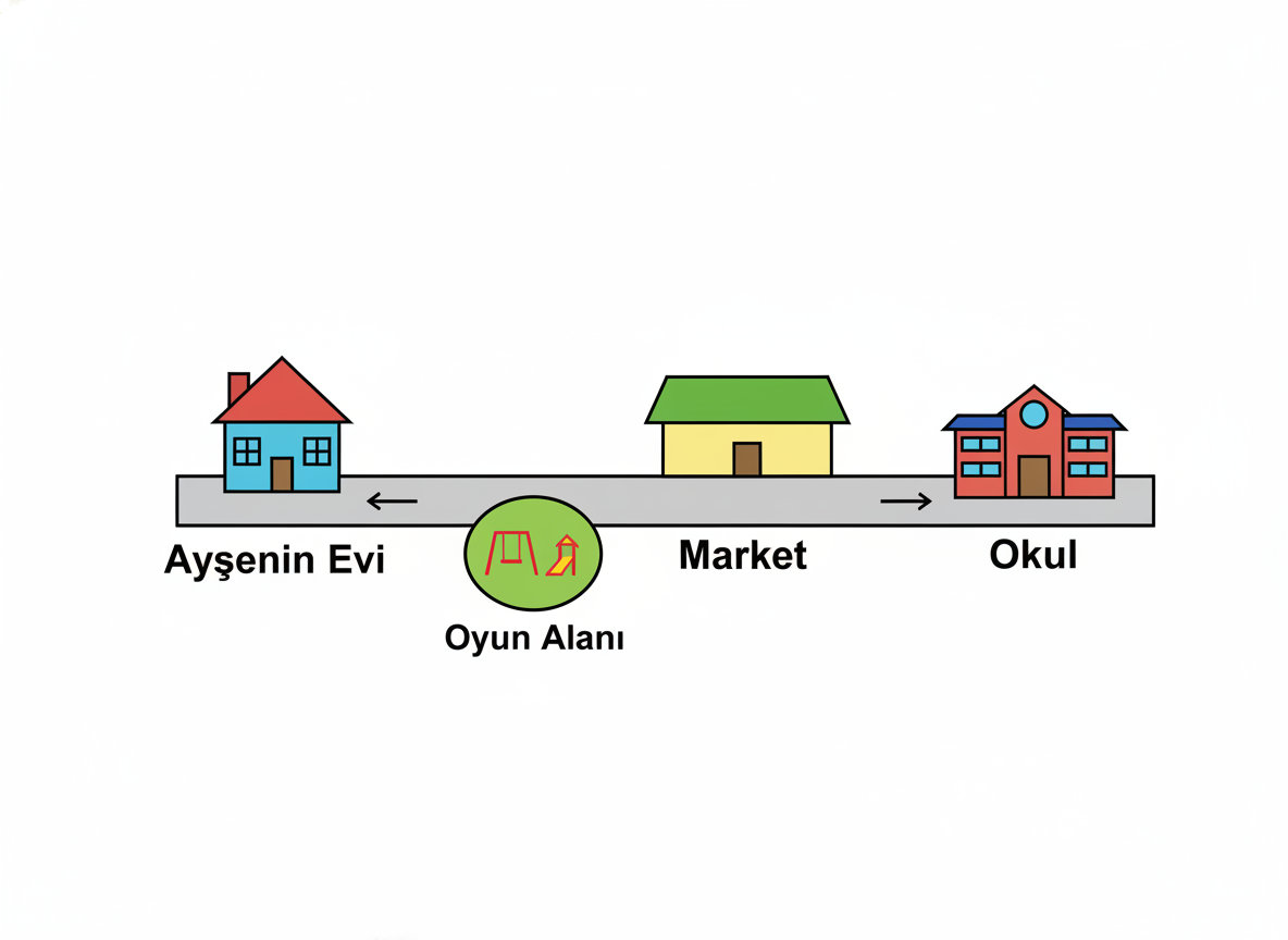 3. Sınıf Hayat Bilgisi Kroki Çizimi - Soru 11