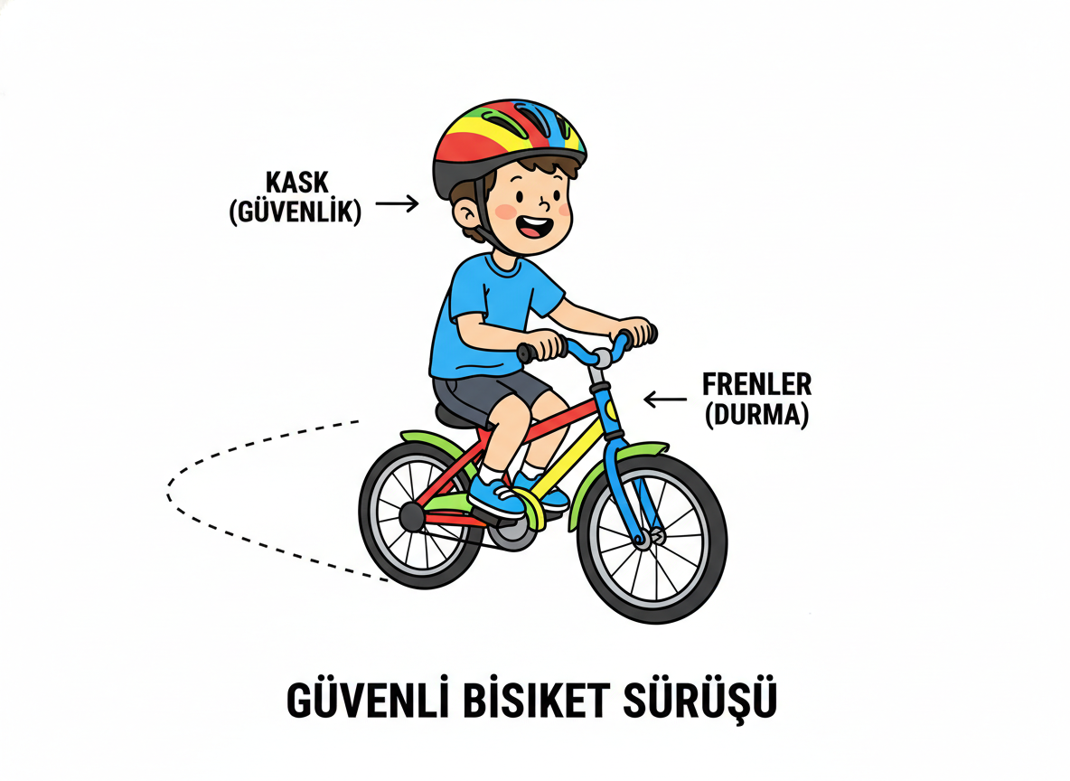3. Sınıf Hayat Bilgisi Trafik Kuralları - Soru 5