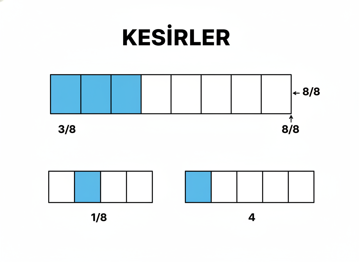 6. Sınıf Matematik Kesirlerle İşlemler - Soru 14